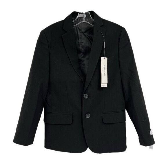 Calvin Klein Black Boys Blazer JacketSize 8 Regular